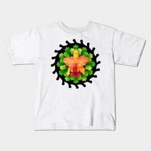 crowned orchid Kids T-Shirt